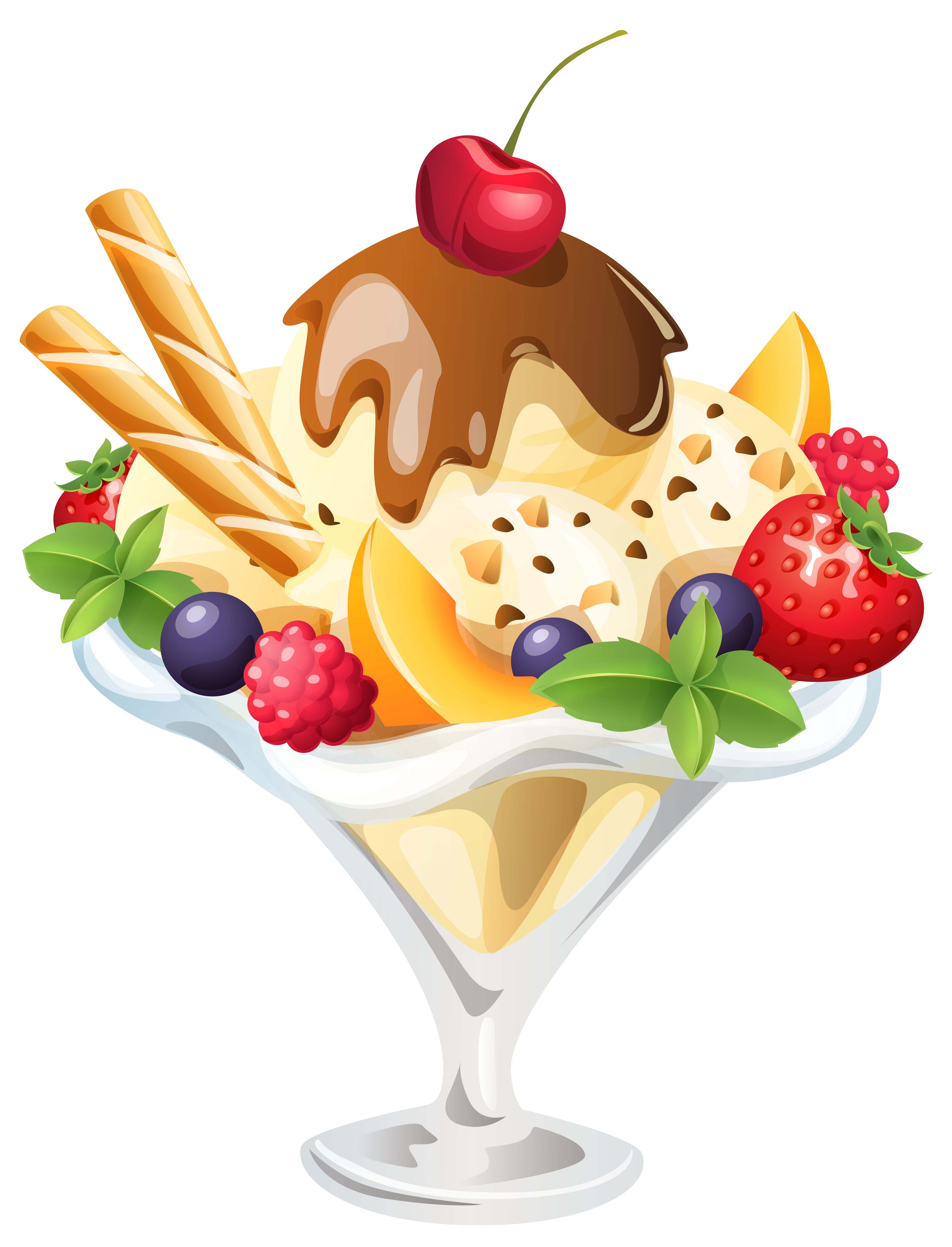 free ice cream sundae clipart - photo #31