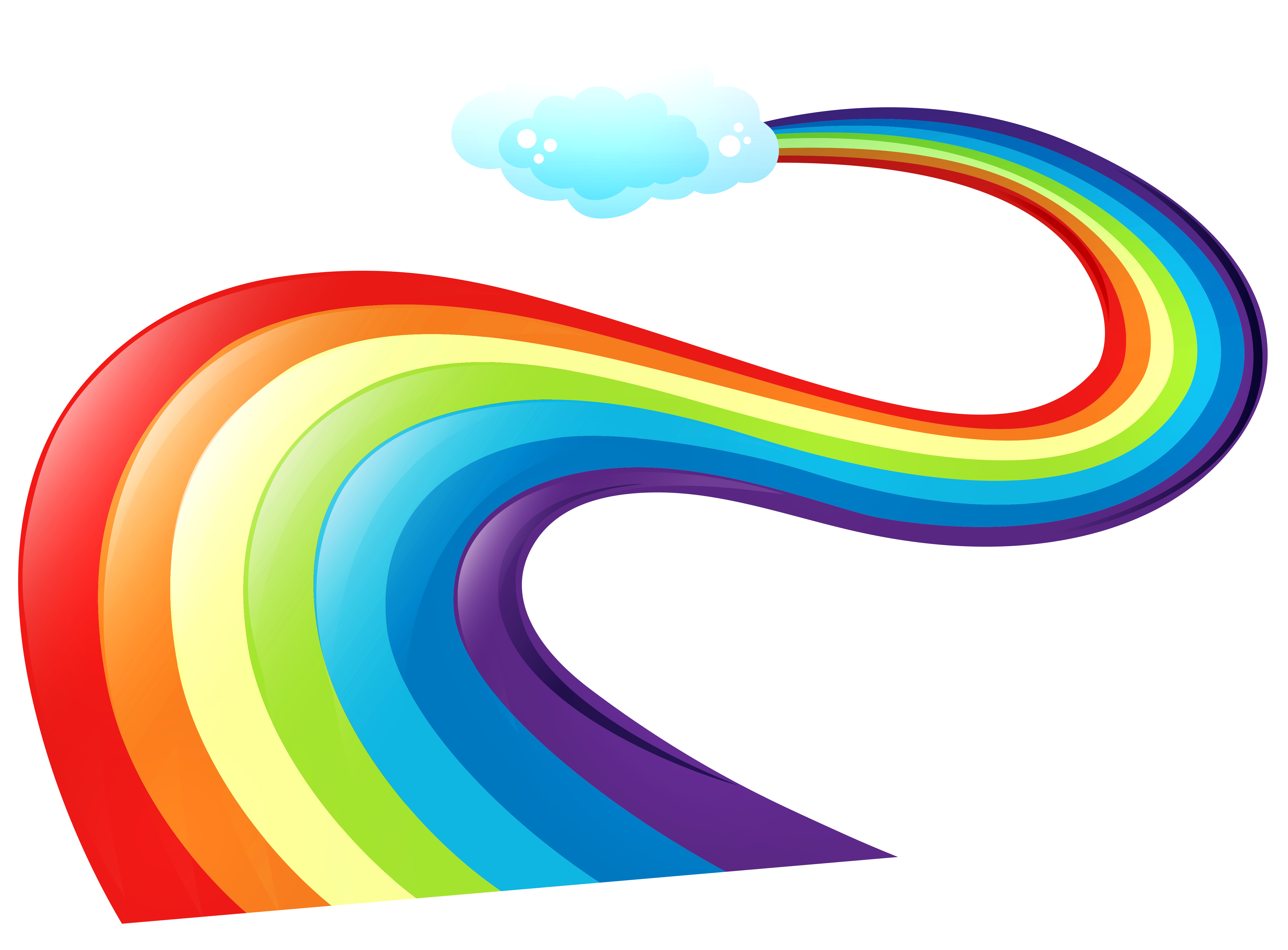 free clip art of rainbow - photo #24