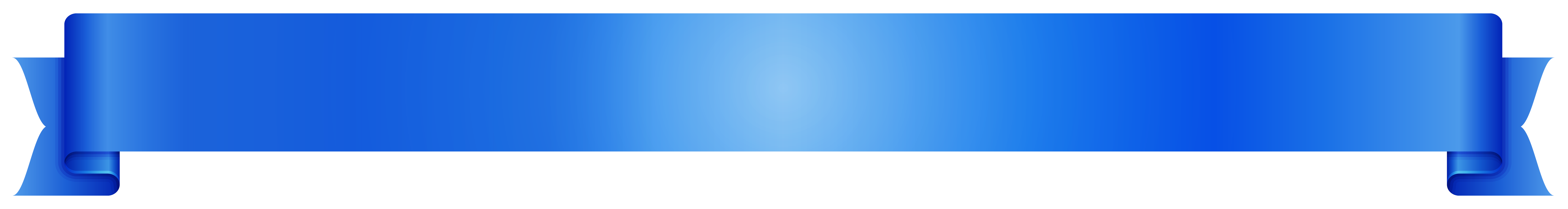 Blue Long Banner Transparent PNG Image | Gallery Yopriceville - High