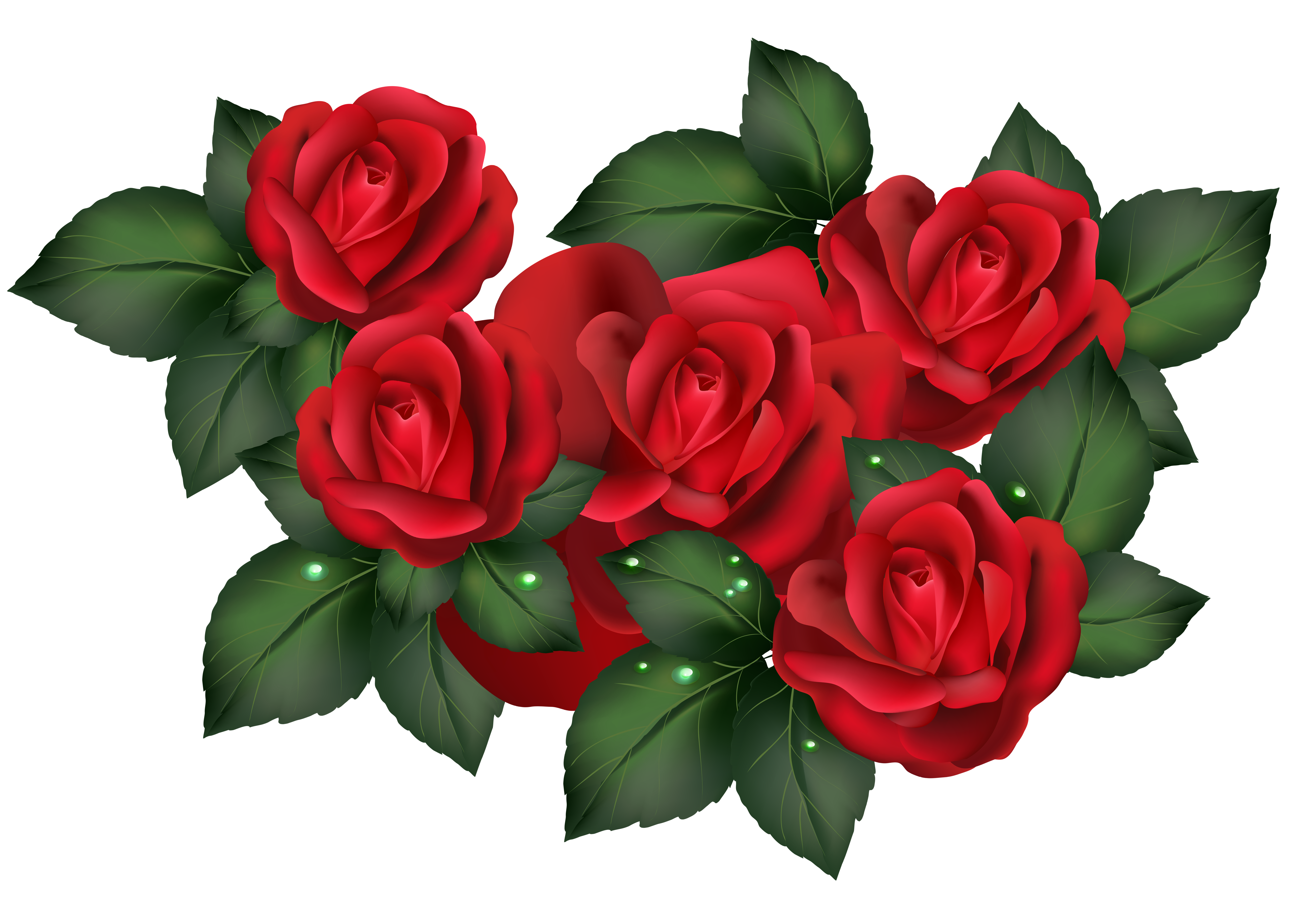 red roses clipart - photo #46