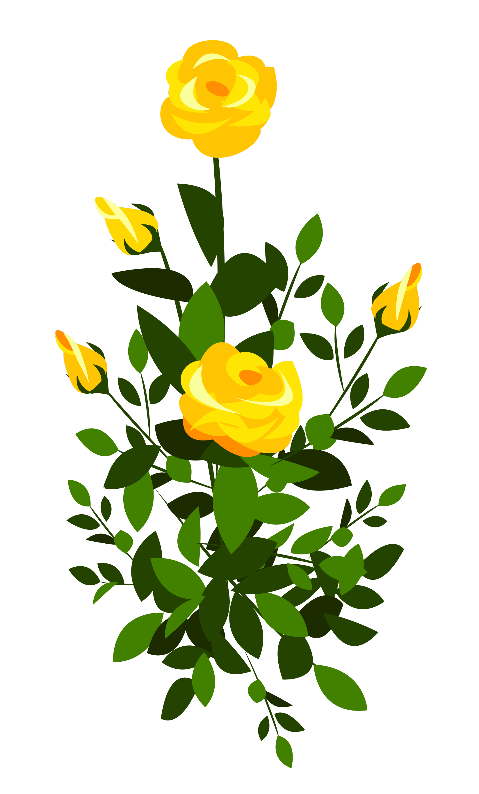 yellow roses pictures clip art - photo #23