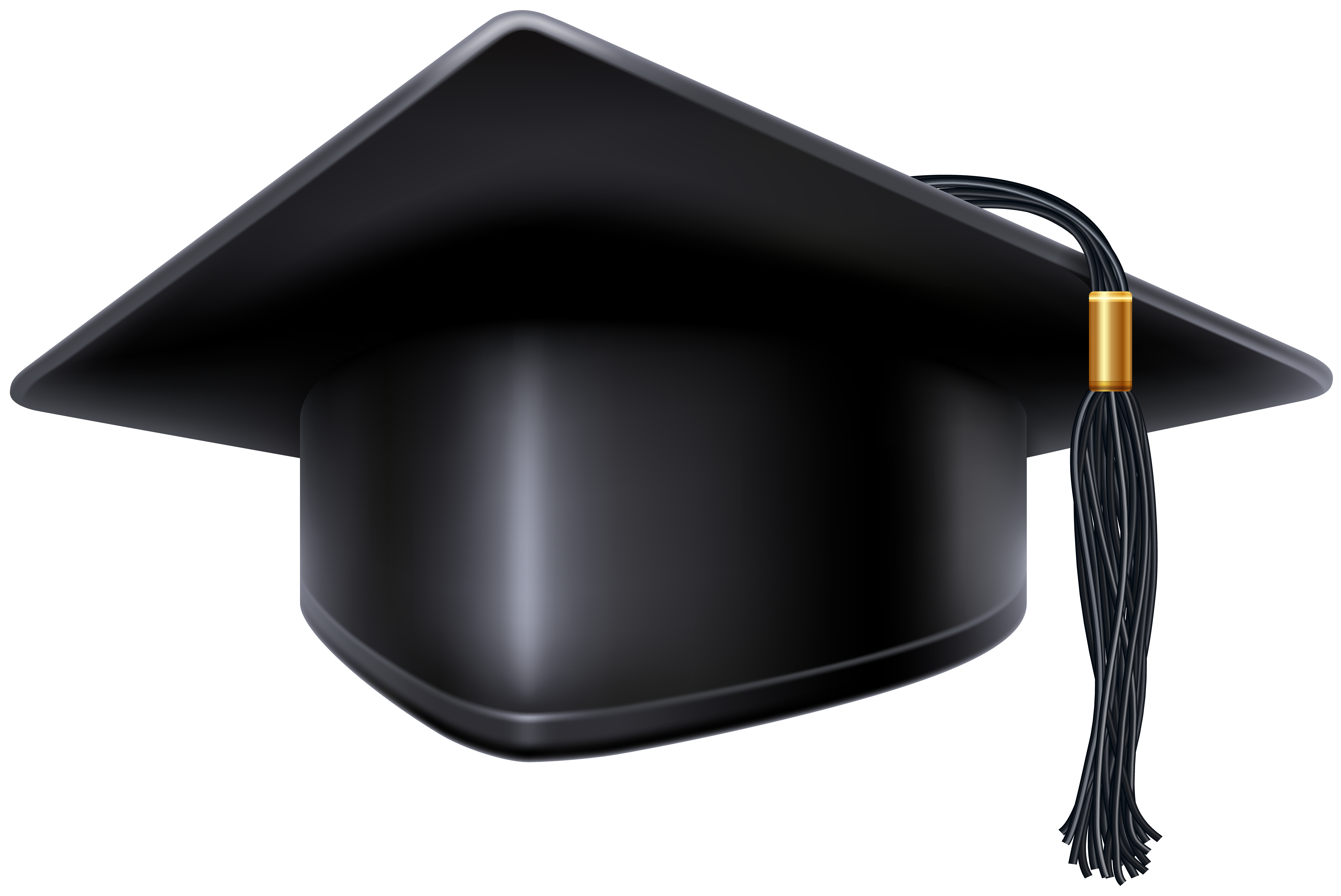graduation hat clipart black - photo #38