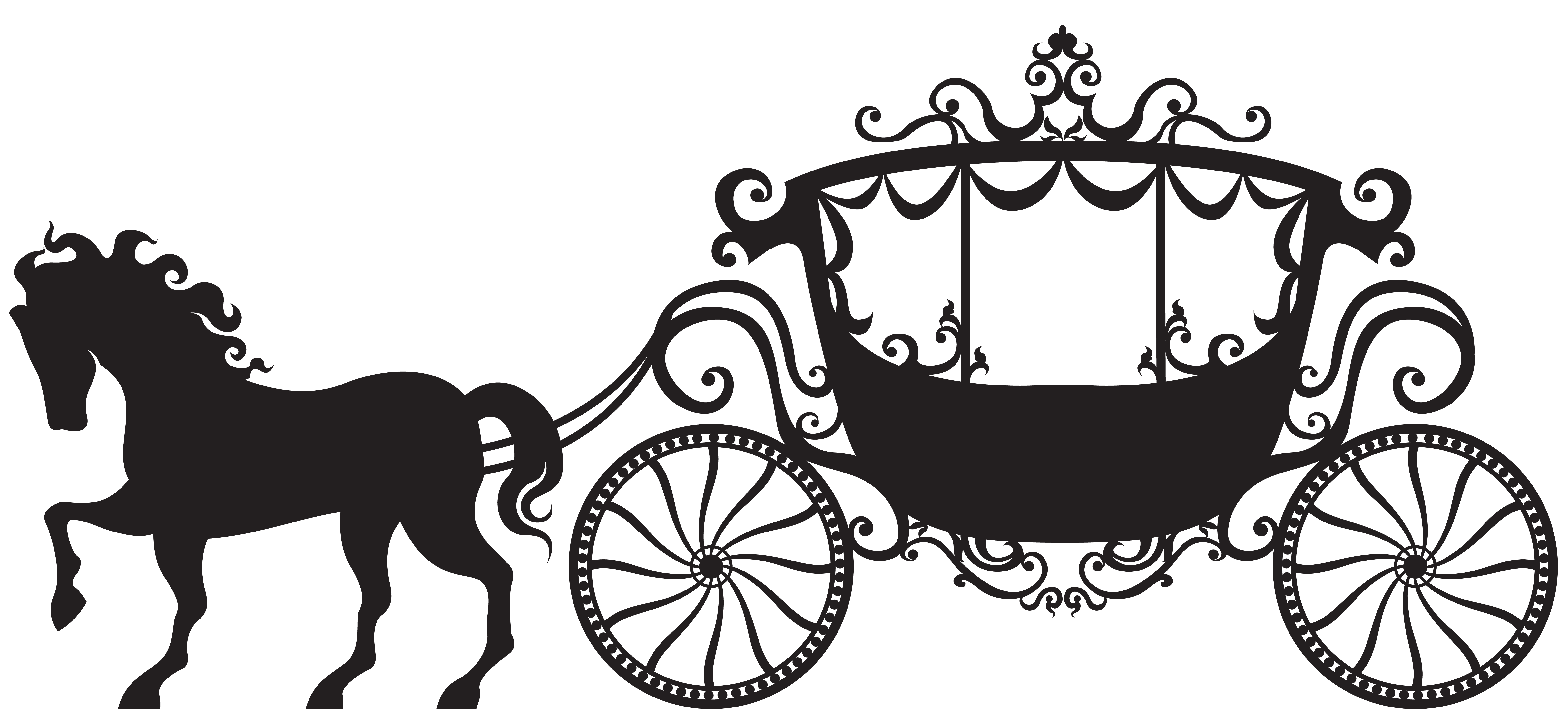 horse and carriage clipart - photo #24