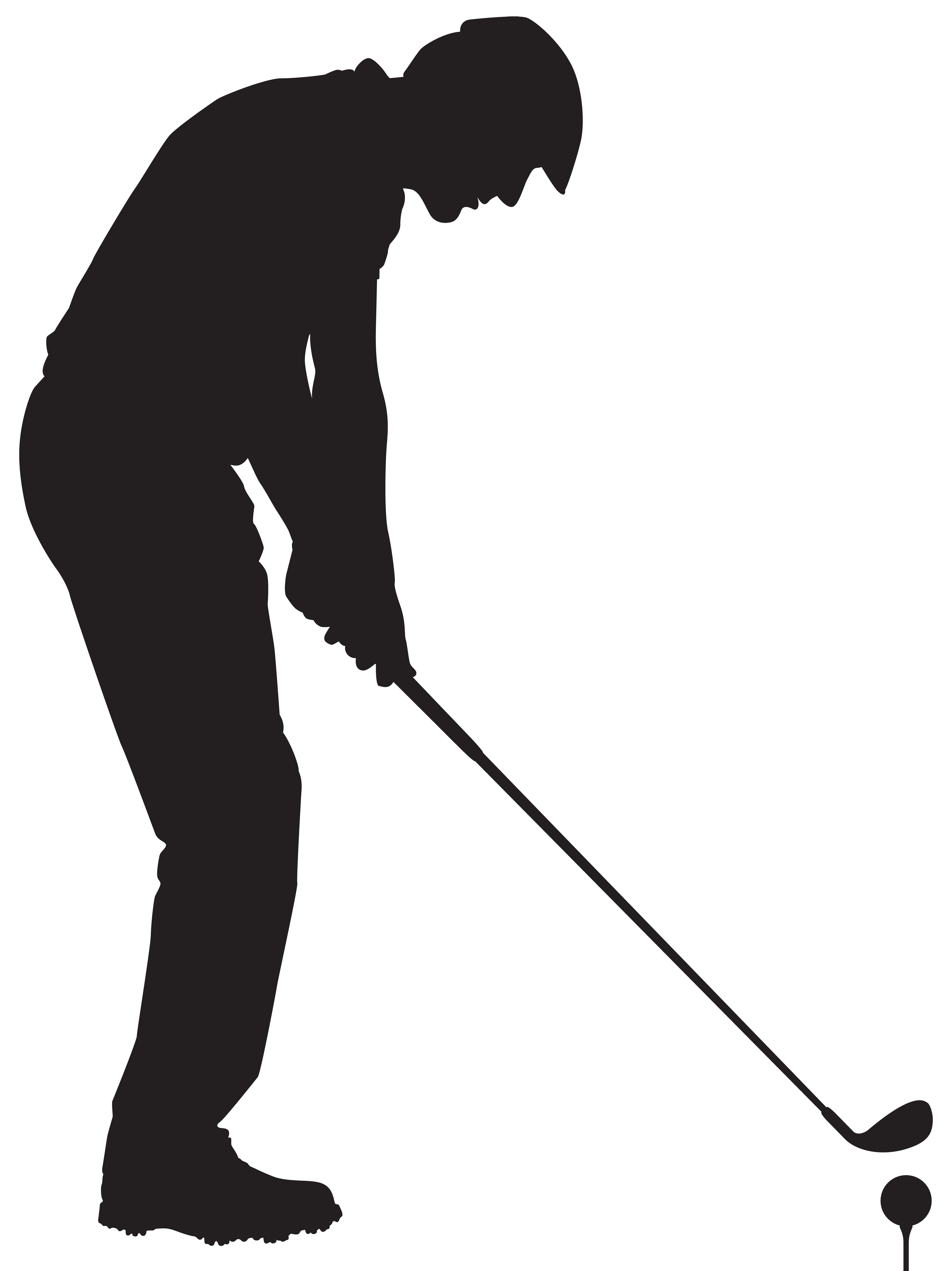 clipart man playing golf - photo #11
