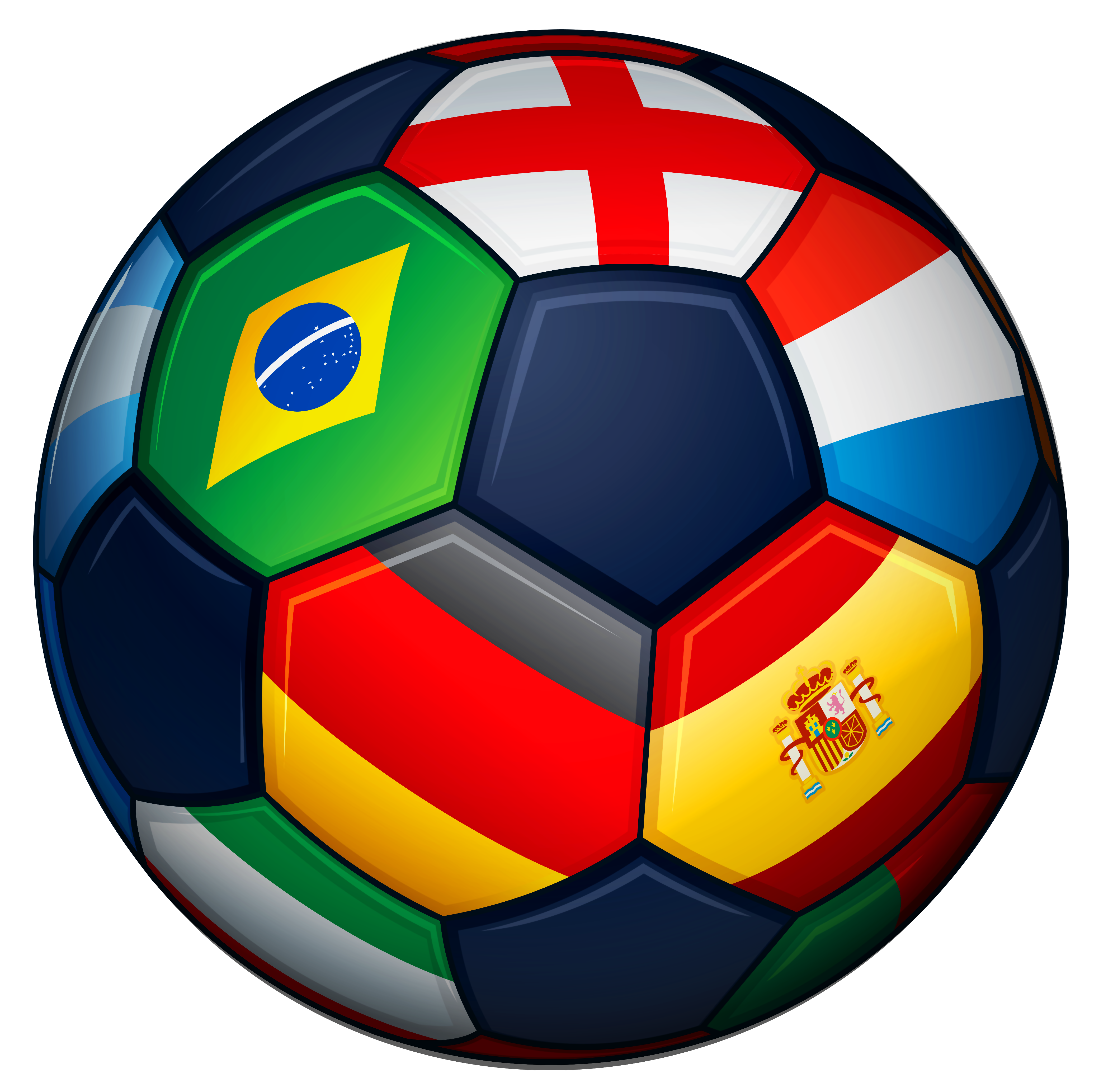 Football with Flags