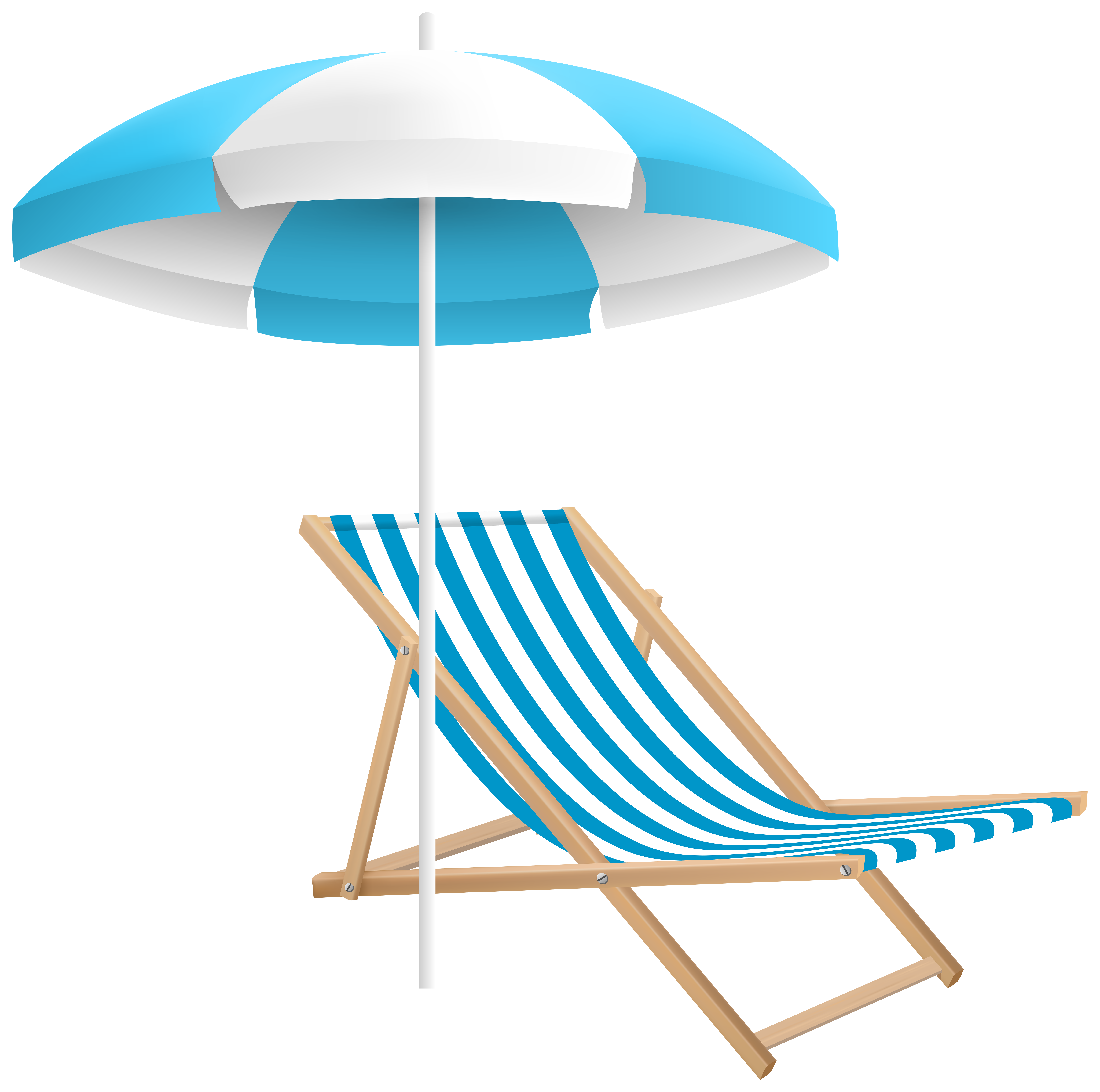 clipart beach chair and umbrella - photo #21