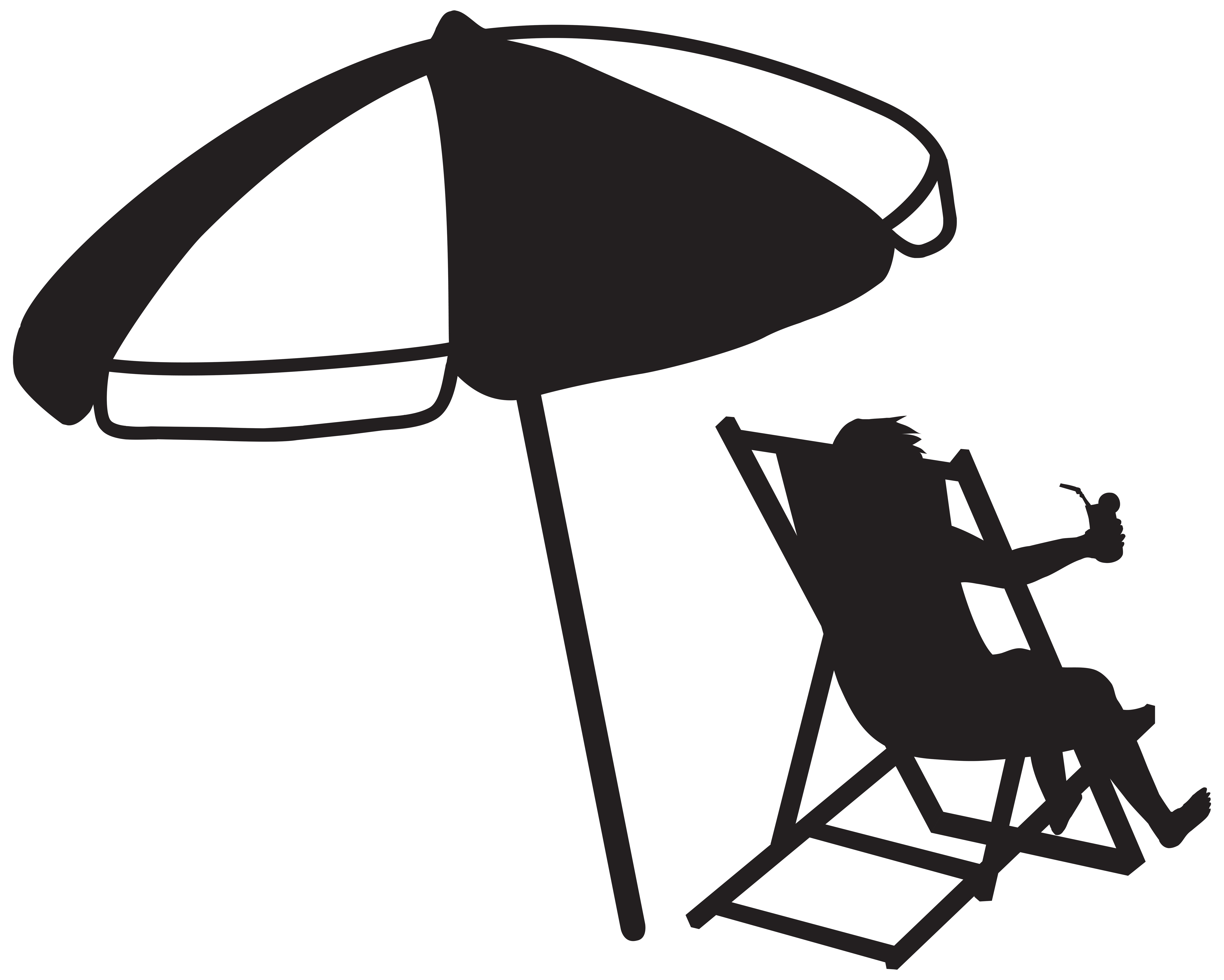 umbrella silhouette clip art - photo #46