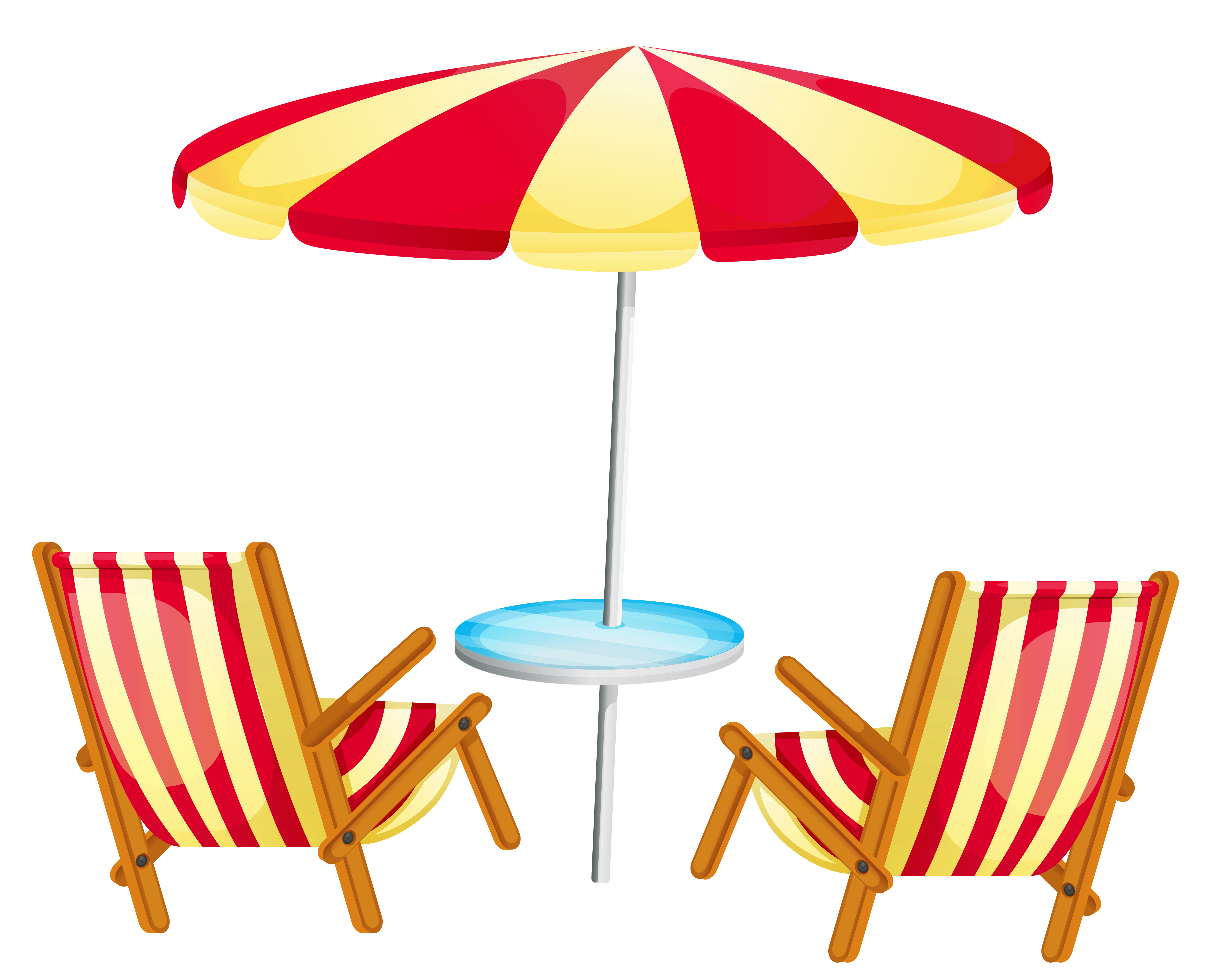clipart beach chairs - photo #49
