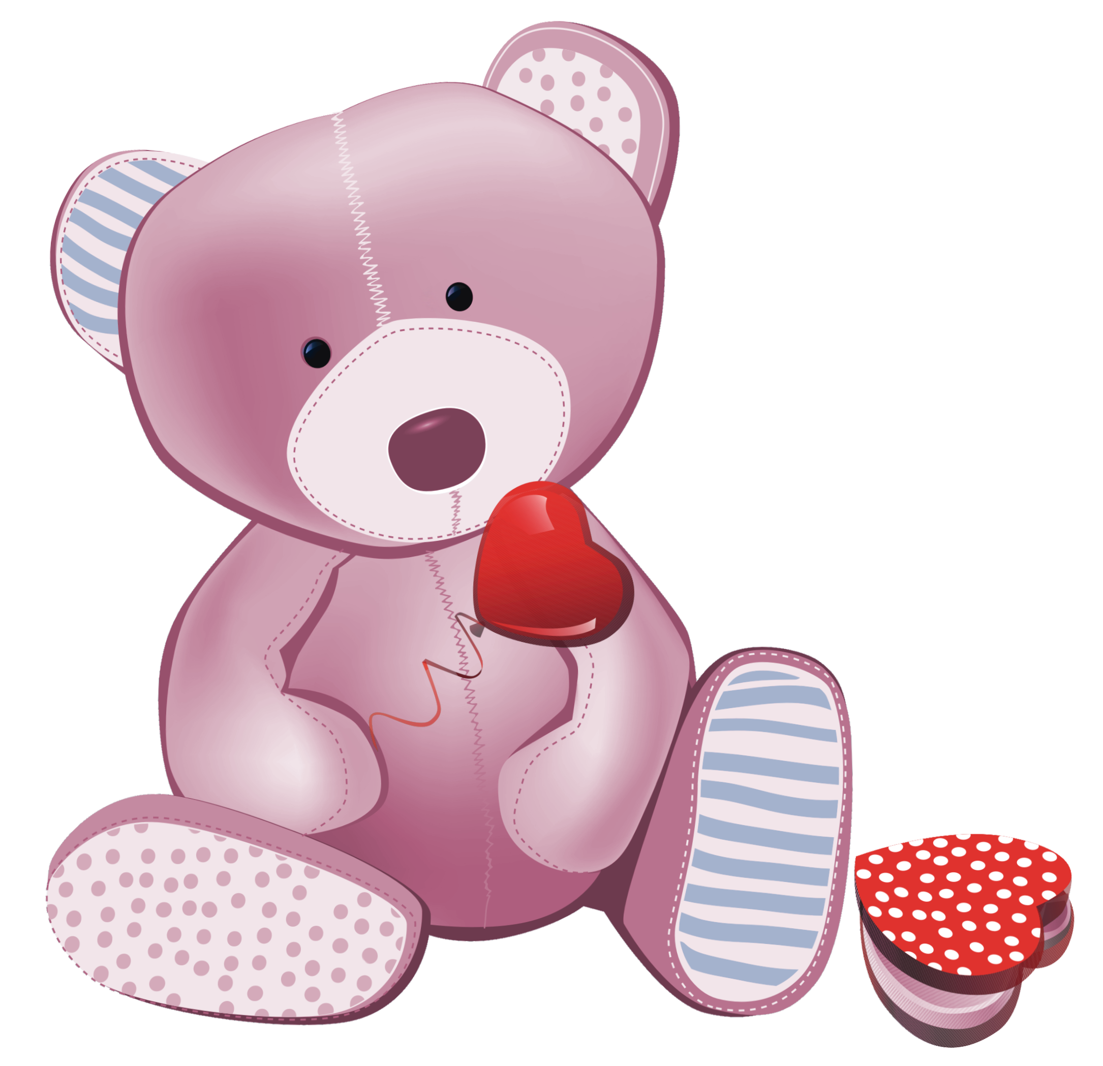 clip art pink teddy bear - photo #37