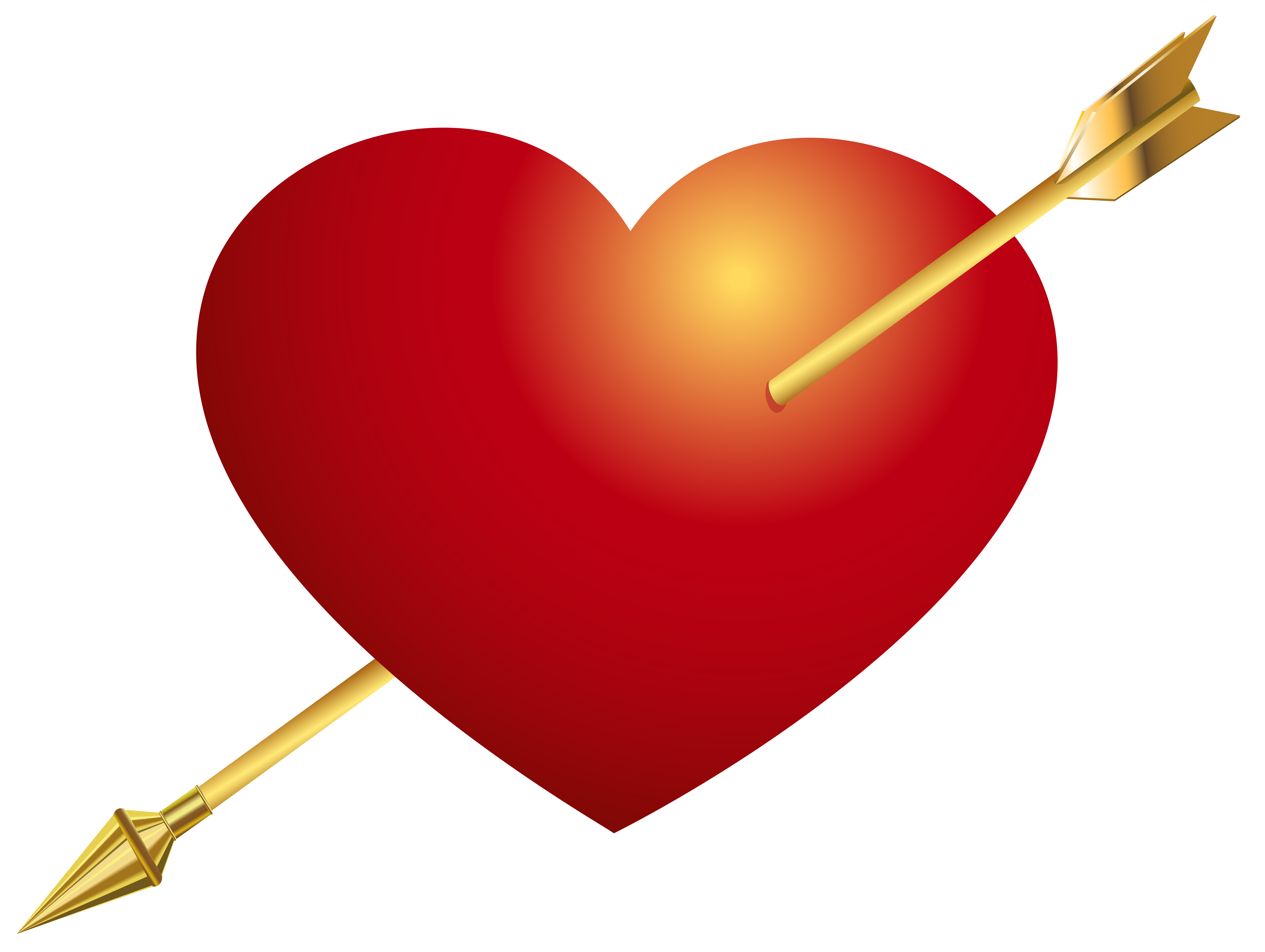 free clipart heart with arrow - photo #41