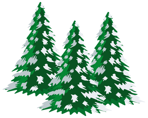 snowy forest clipart - photo #6