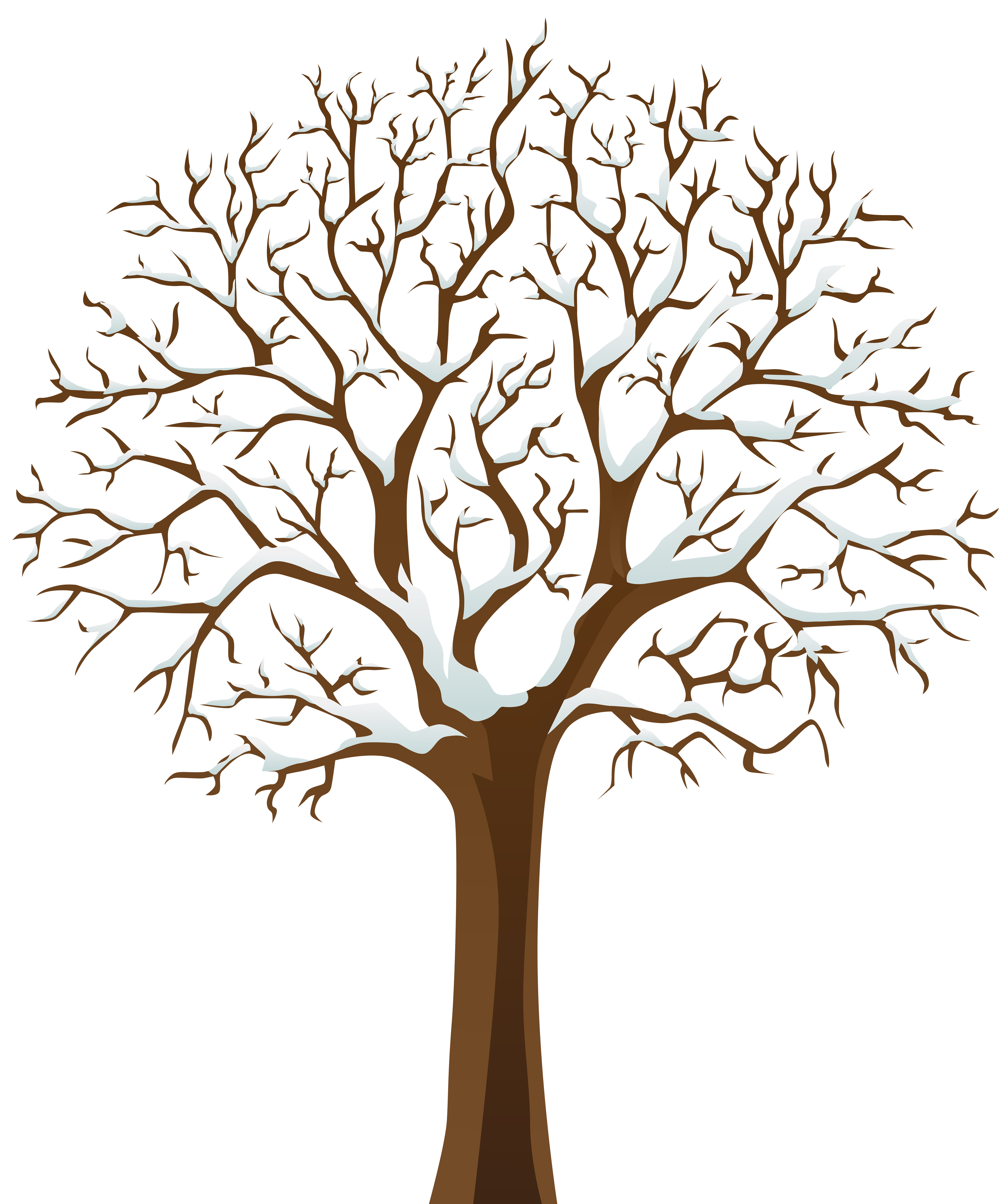 Snowy Winter Tree Transparent PNG Image | Gallery Yopriceville - High