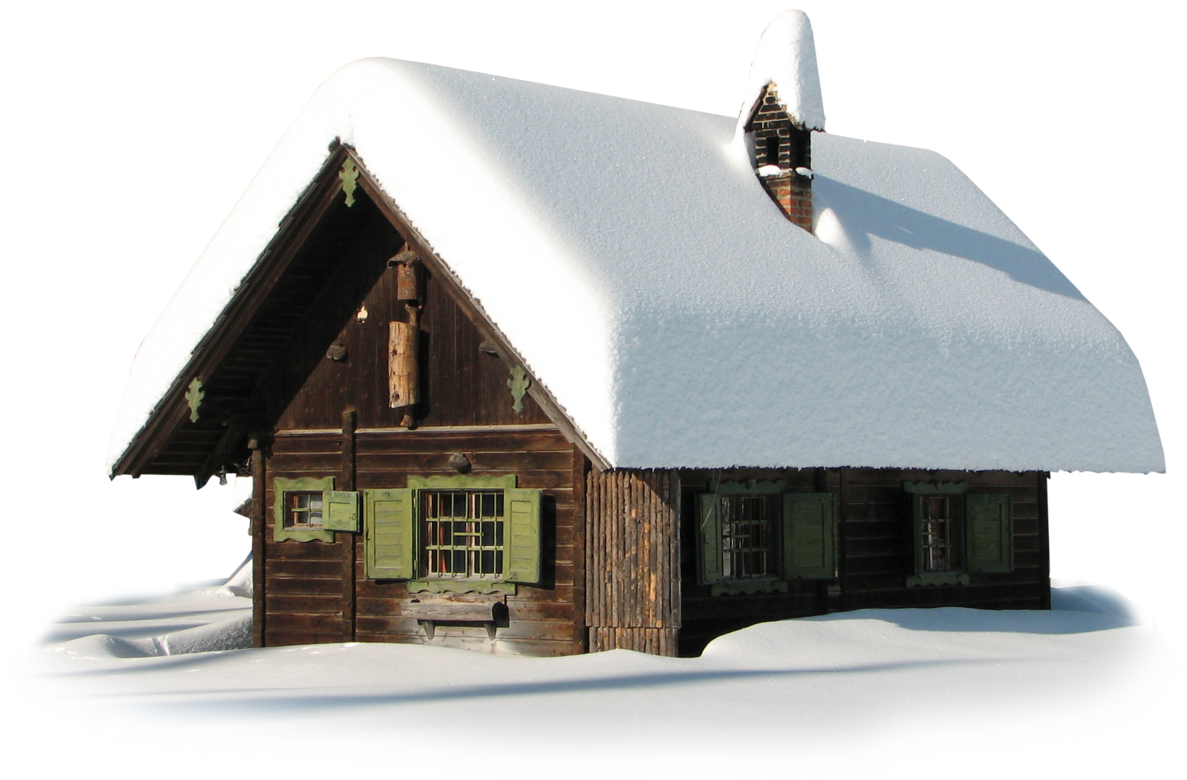 clipart house with snow - photo #44
