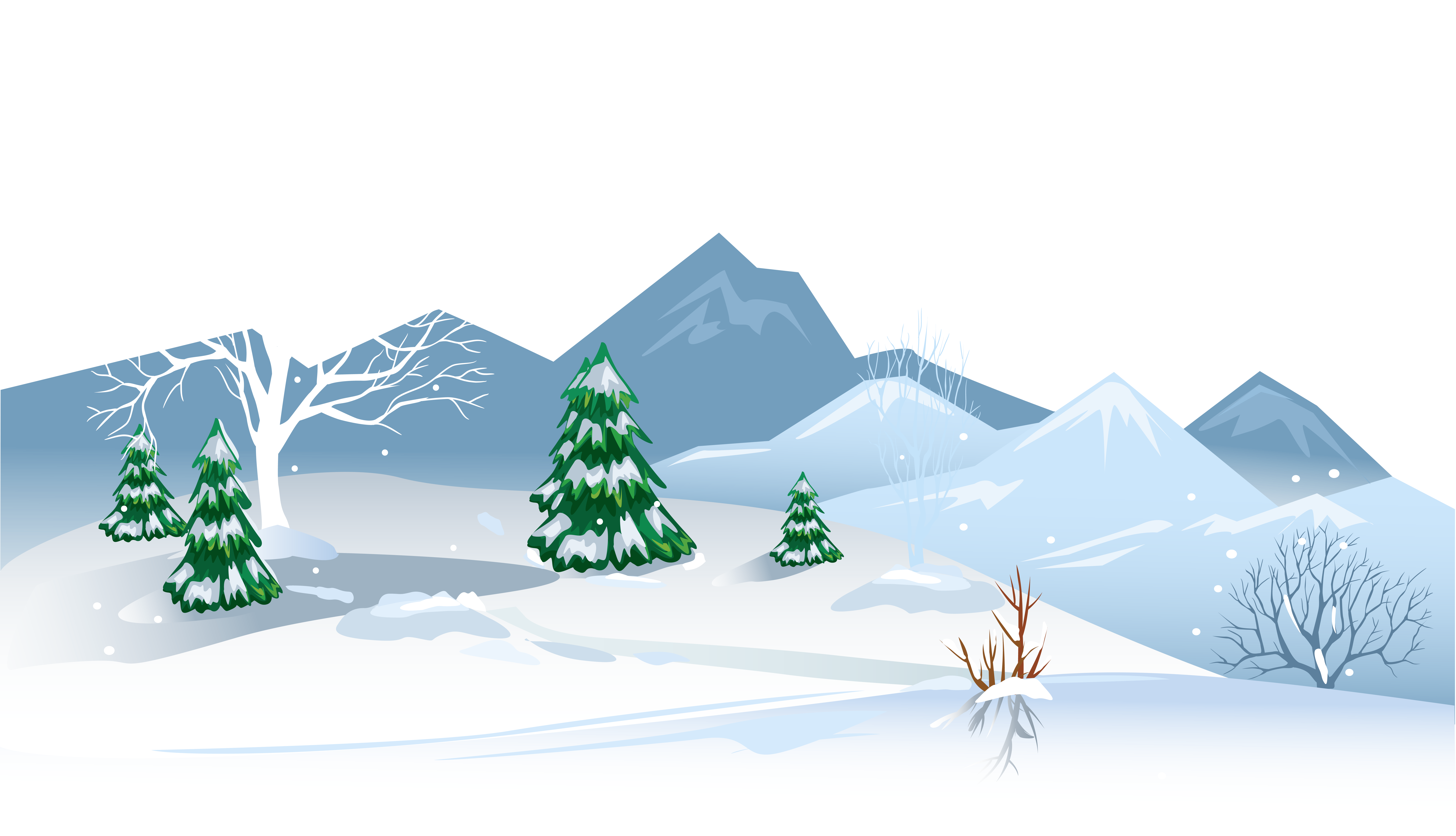 Winter Snow Background Clip Art – Cliparts
