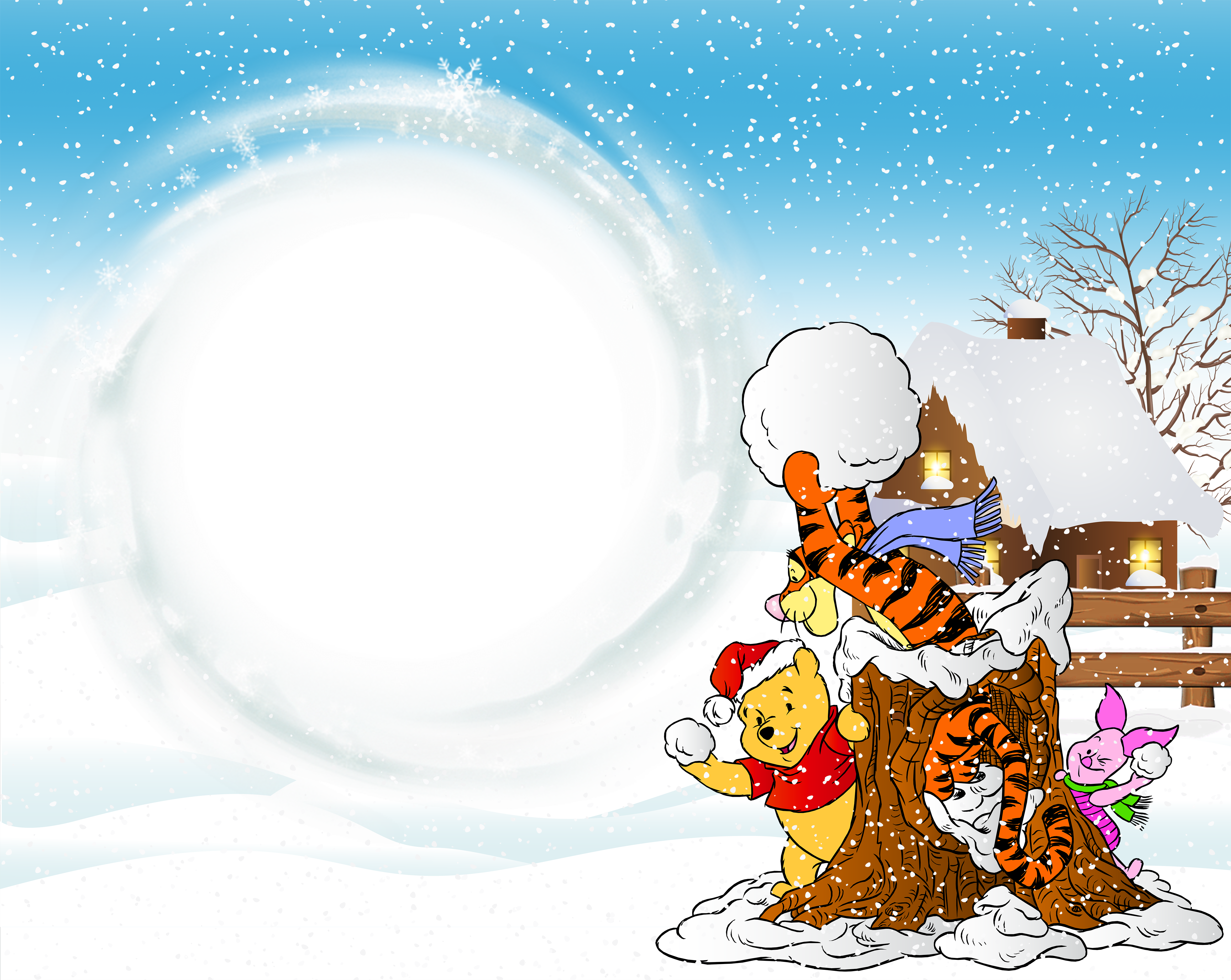 christmas transparent frame with winnie the pooh gallery new christmas albums 2019