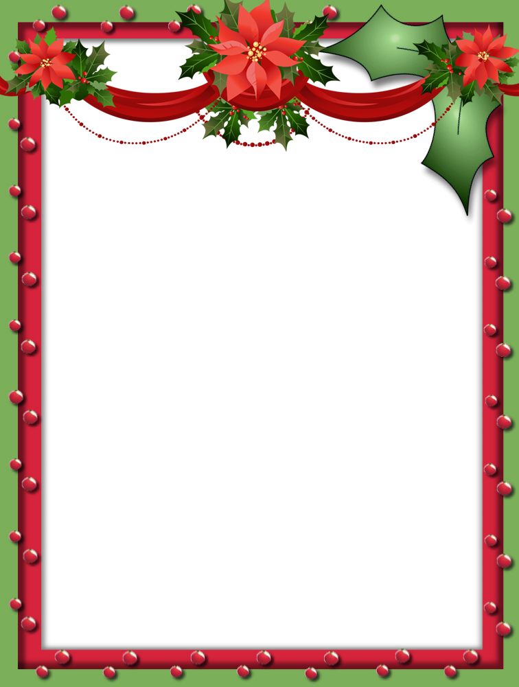 Green and Red Christmas PNG Photo Frame | Gallery Yopriceville - High