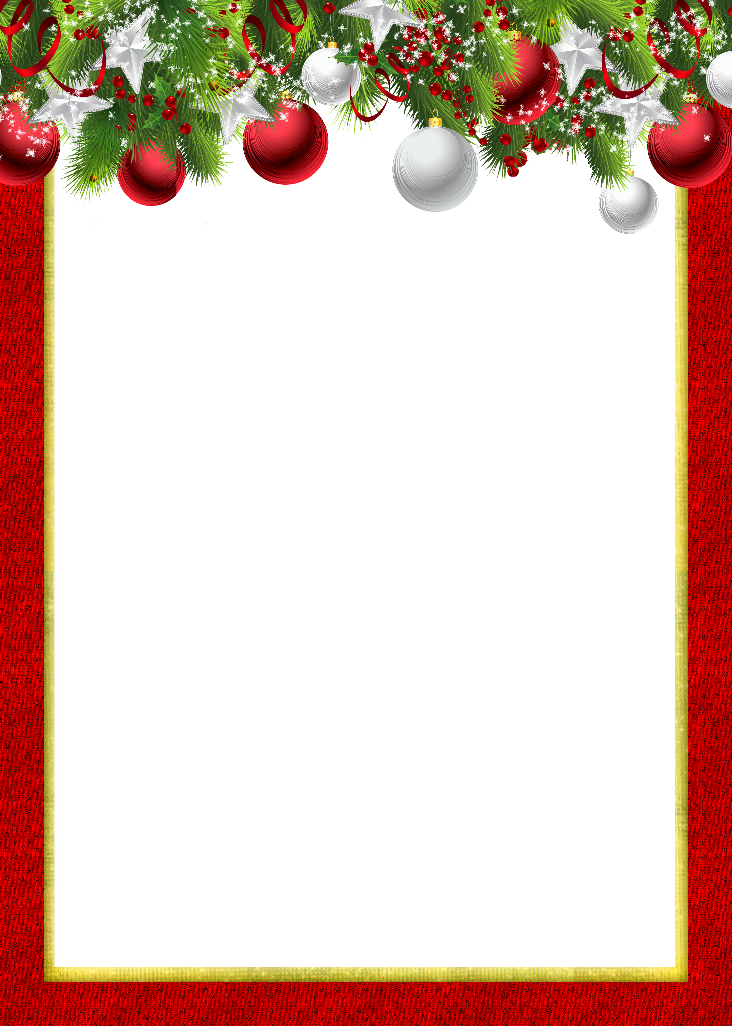 free christmas photo frame clipart - photo #31