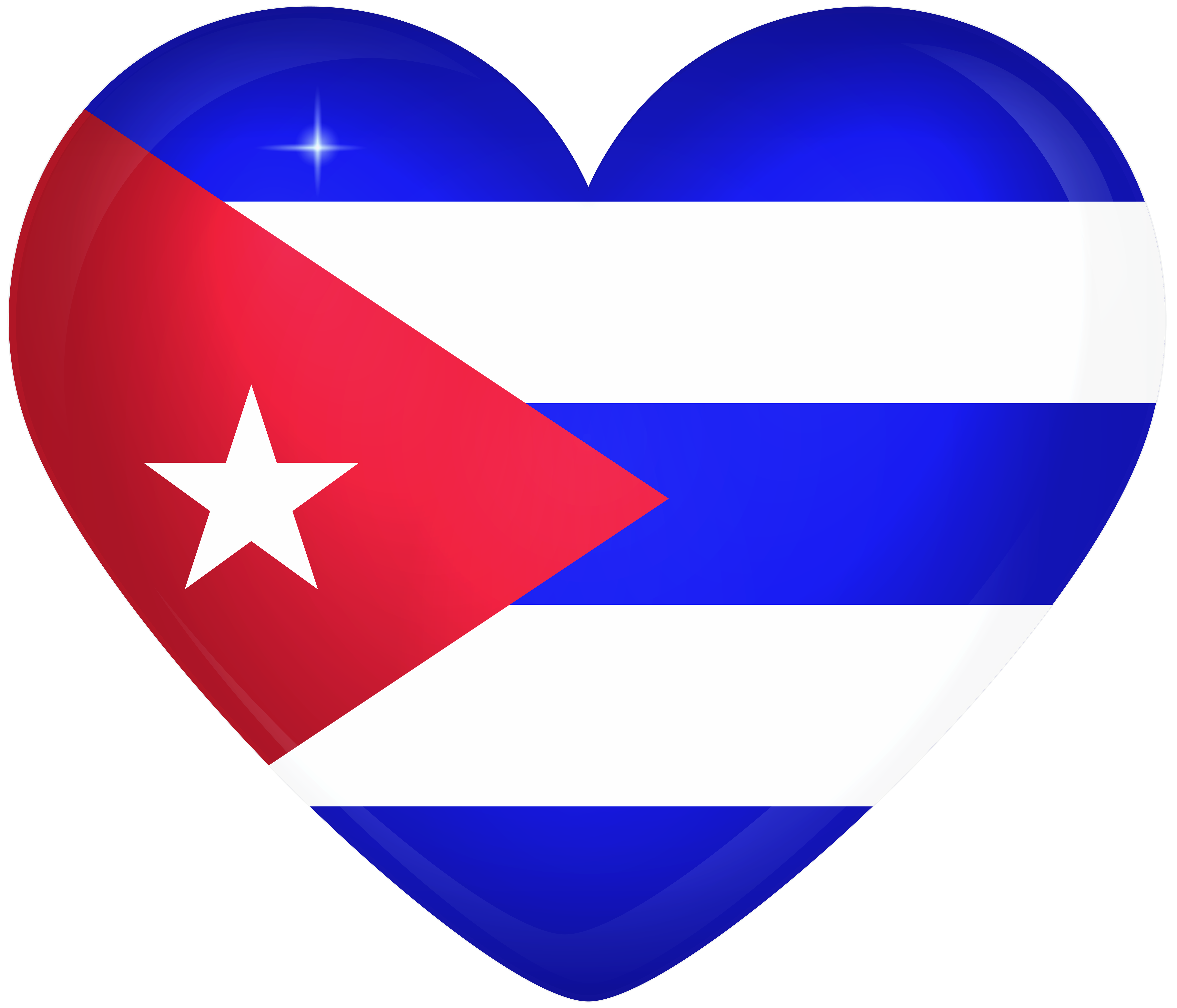 cuba large heart flag gallery yopriceville high kakadu design
