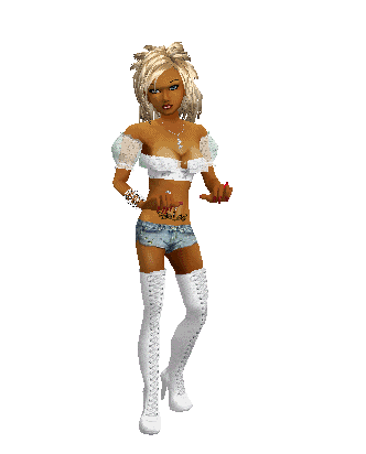 This gif image - 3D Animated Blonde Girl Dancer, is available for free download
