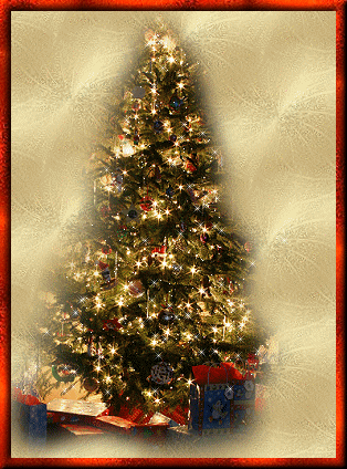 This gif image - Animated Christmas Card with Christmas Tree, is available for free download