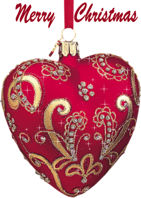 This gif image - Animated Mery Christmas Heart, is available for free download