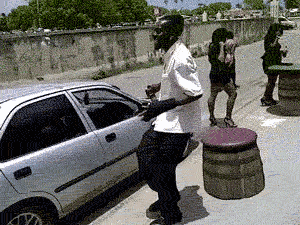This gif image - How to Get in the car without doors, is available for free download