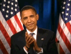 This gif image - Obama Applause Gif Animation, is available for free download
