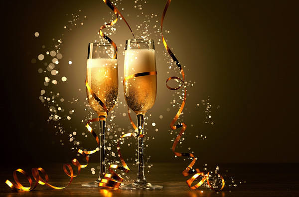 This jpeg image - Background with Champagne Glasses, is available for free download