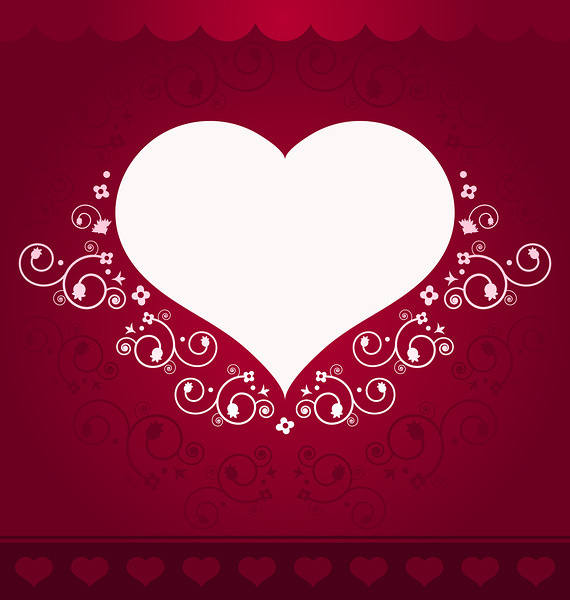 This jpeg image - Bakground with Heart, is available for free download