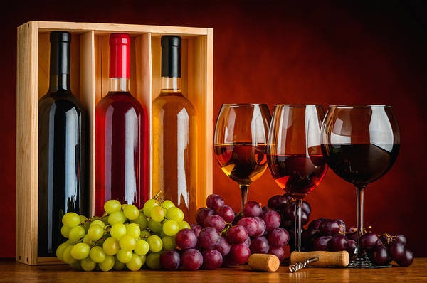This jpeg image - Bottles of Wine Background, is available for free download