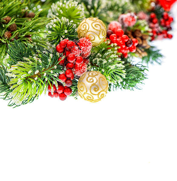 This jpeg image - Christmas Background with Christmas Ornaments, is available for free download