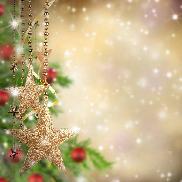 This jpeg image - Christmas Background with Christmas Stars, is available for free download