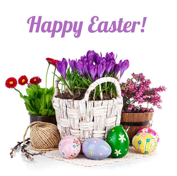 This jpeg image - Easter Floral Background, is available for free download
