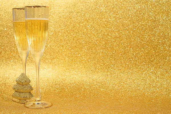 This jpeg image - Gold New Year Background, is available for free download
