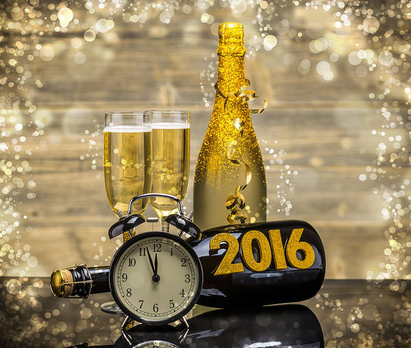 This jpeg image - New Year 2016 with Champagne Background, is available for free download