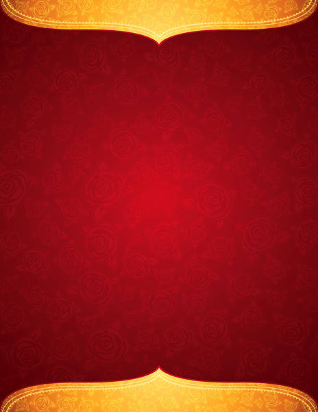This jpeg image - Red and Yellow Background with Roses, is available for free download