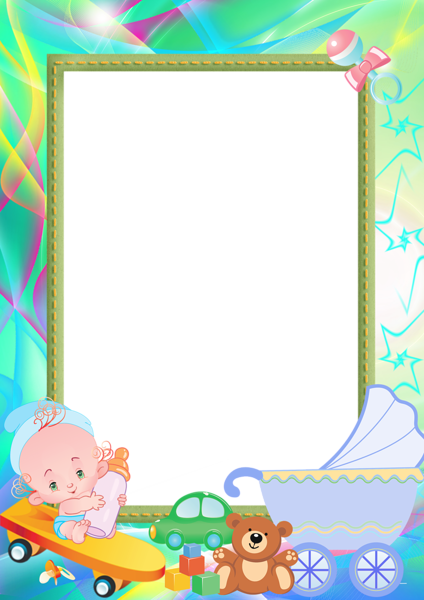This png image - Baby Photo Frame, is available for free download
