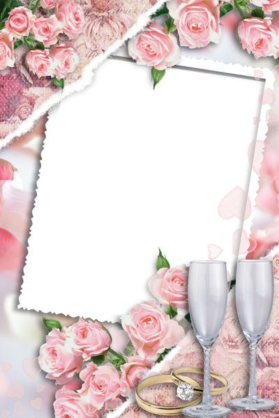 This png image - Beautiful Transparent Wedding Photo Frame, is available for free download
