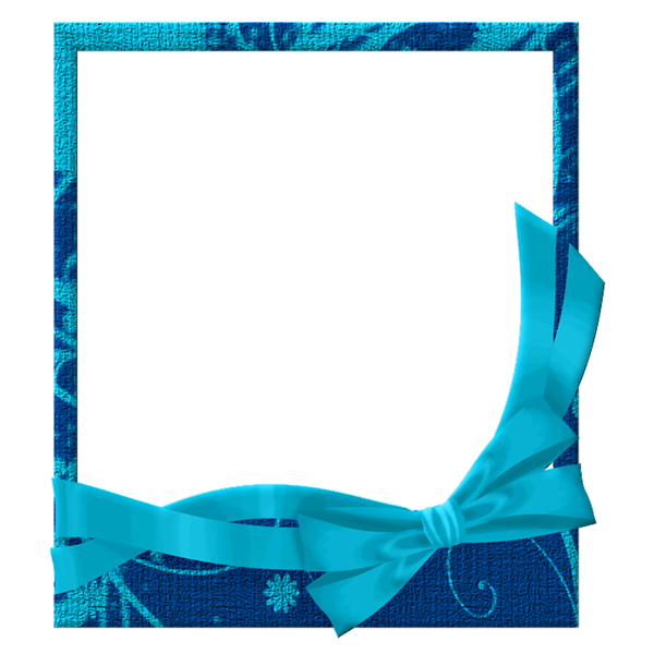 This png image - Blue and Dark Blue Transparent Frame, is available for free download