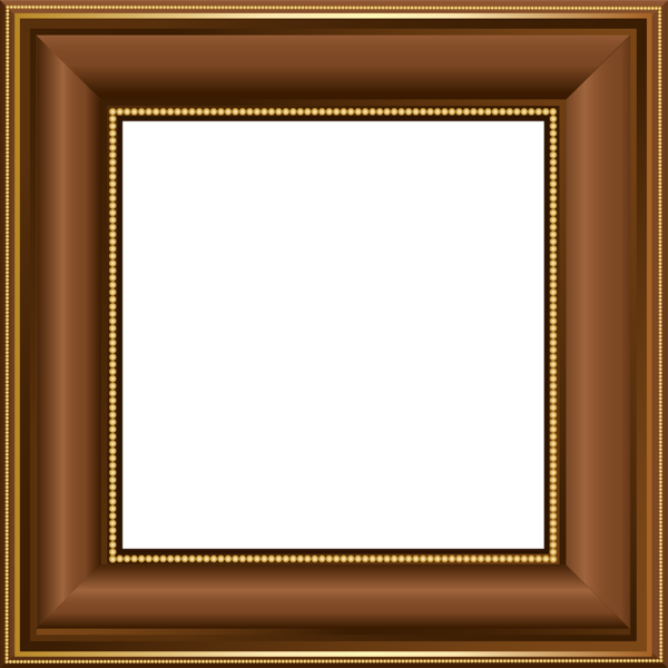 This png image - Brown Transparent Photo Frame, is available for free download