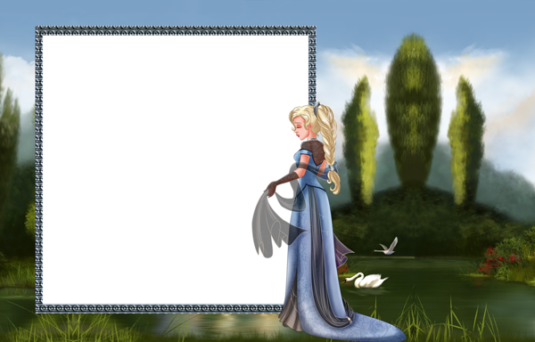 This png image - Fairytale Transparent Kids PNG Photo Frame, is available for free download