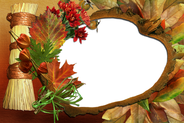 This png image - Fall PNG Transparent Frame, is available for free download