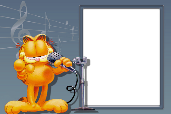 This png image - Garfield Transparen PNG Frame, is available for free download