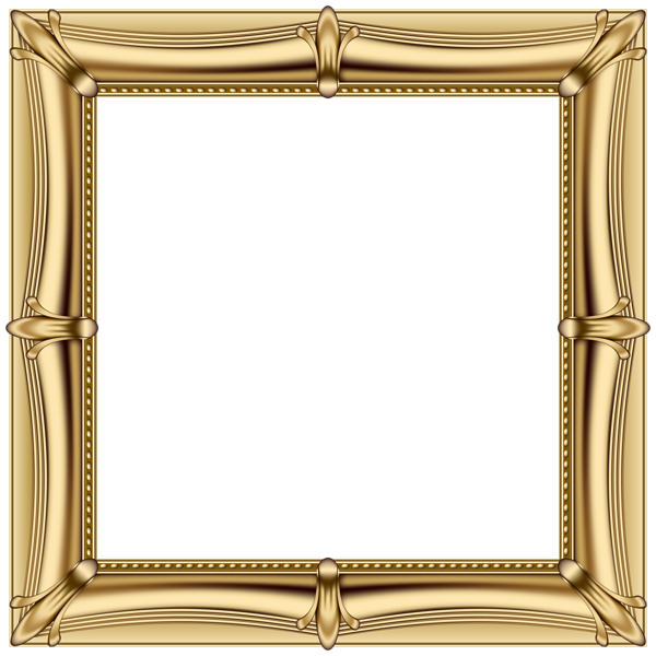 Gold Frame PNG Transparent Clip Art Image | Gallery Yopriceville - High