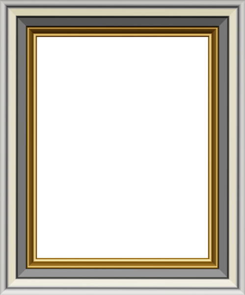 This png image - Gold and Silver Frame Transparent PNG Image, is available for free download