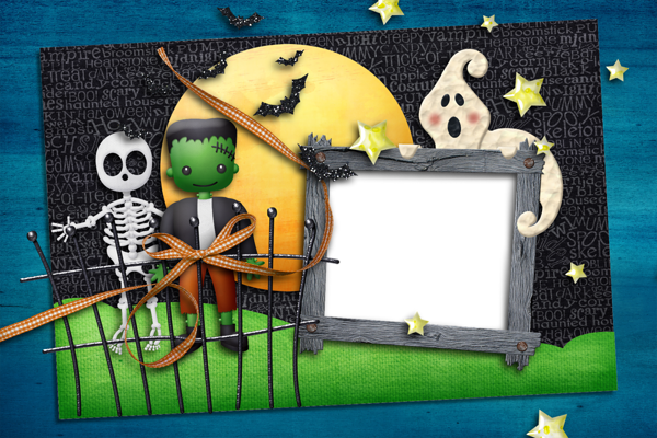 This png image - Halloween PNG Photo Frame, is available for free download