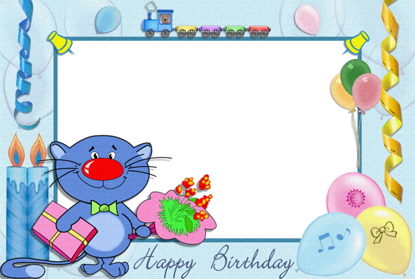 This png image - Happy Birthday Kids Transparent Frame, is available for free download