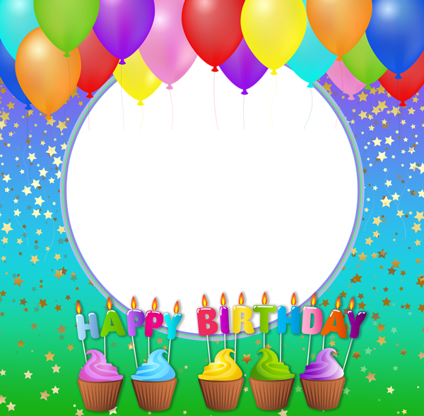 This png image - Happy Birthday Transparent PNG Photo Frame, is available for free download