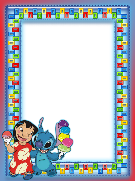 Lilo And Stitch Kids Transparent Photo Frame | Gallery Yopriceville