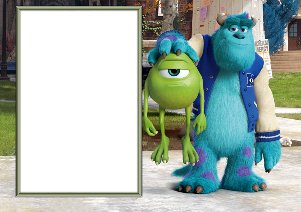 This png image - Monsters University Kids Transparent PNG Frame, is available for free download
